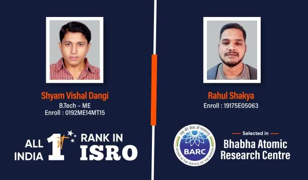 All India 1 Rank in ISRO/Bhabha Atomic Research Centre