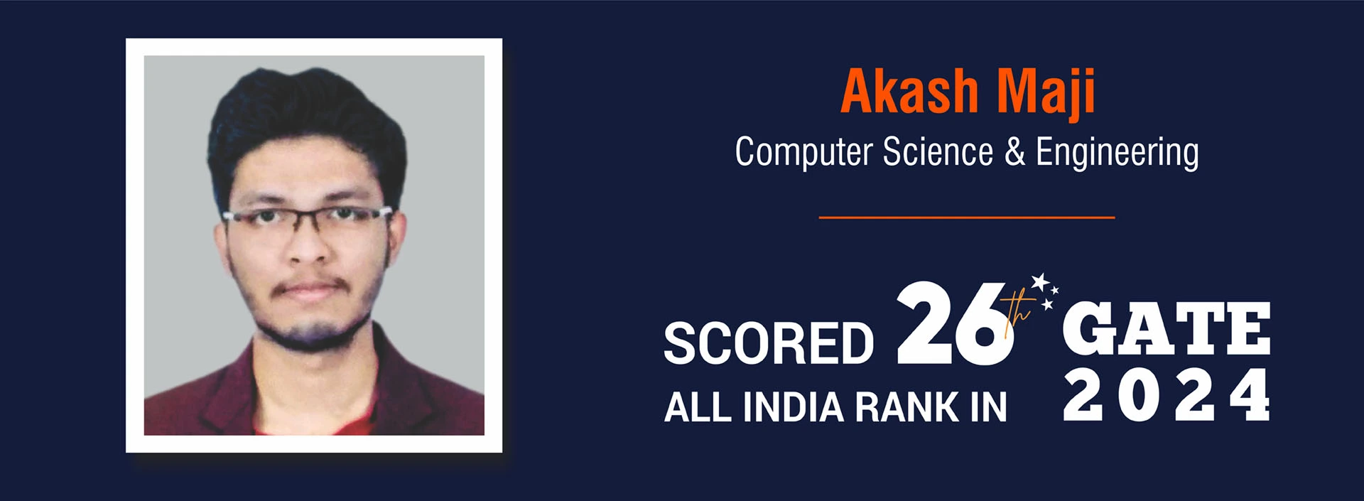 Scored 26 GATE All India Rank in 2024