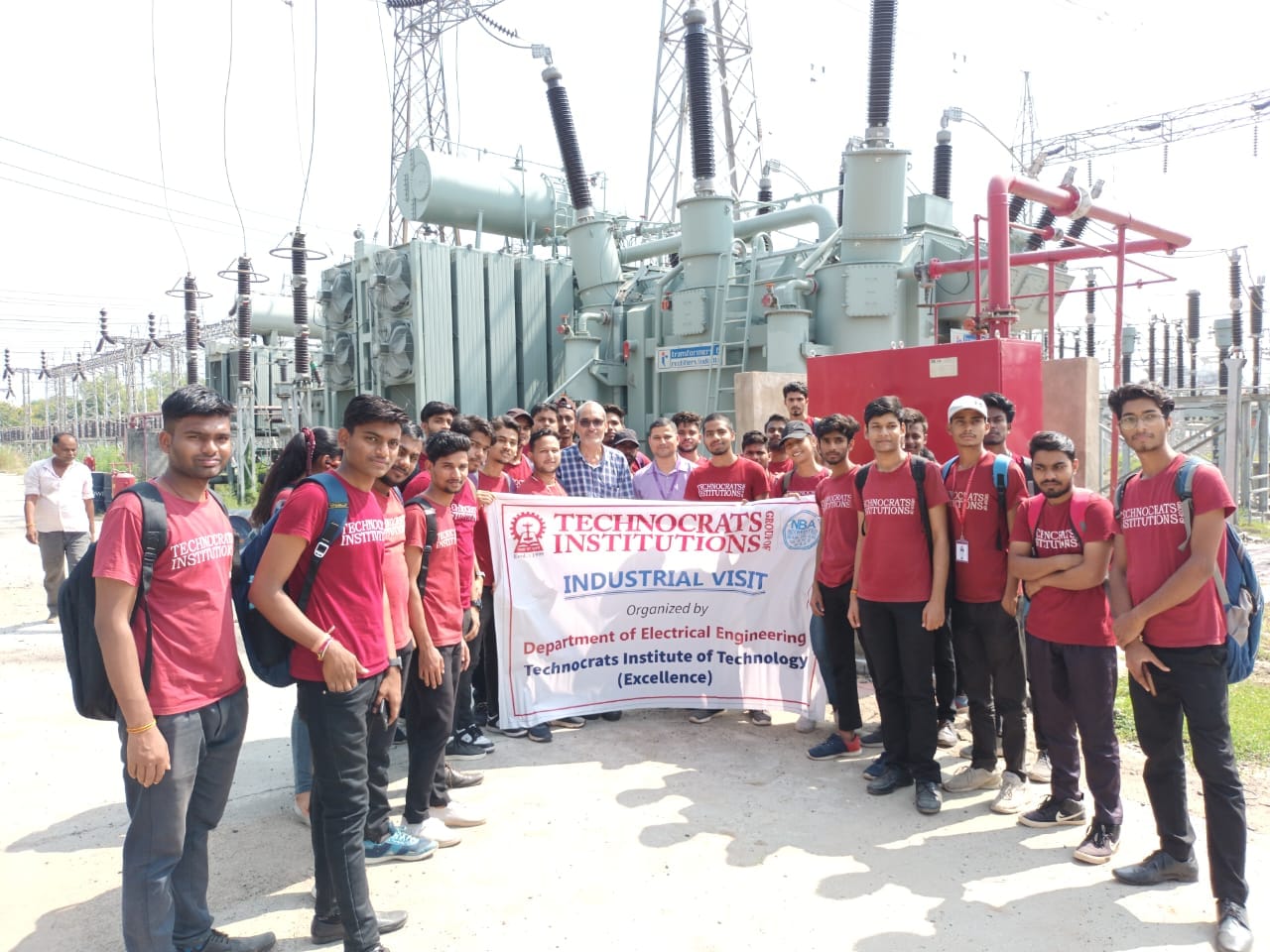 Industrial Visit by the Department of Electrical Engineering, Technocrats