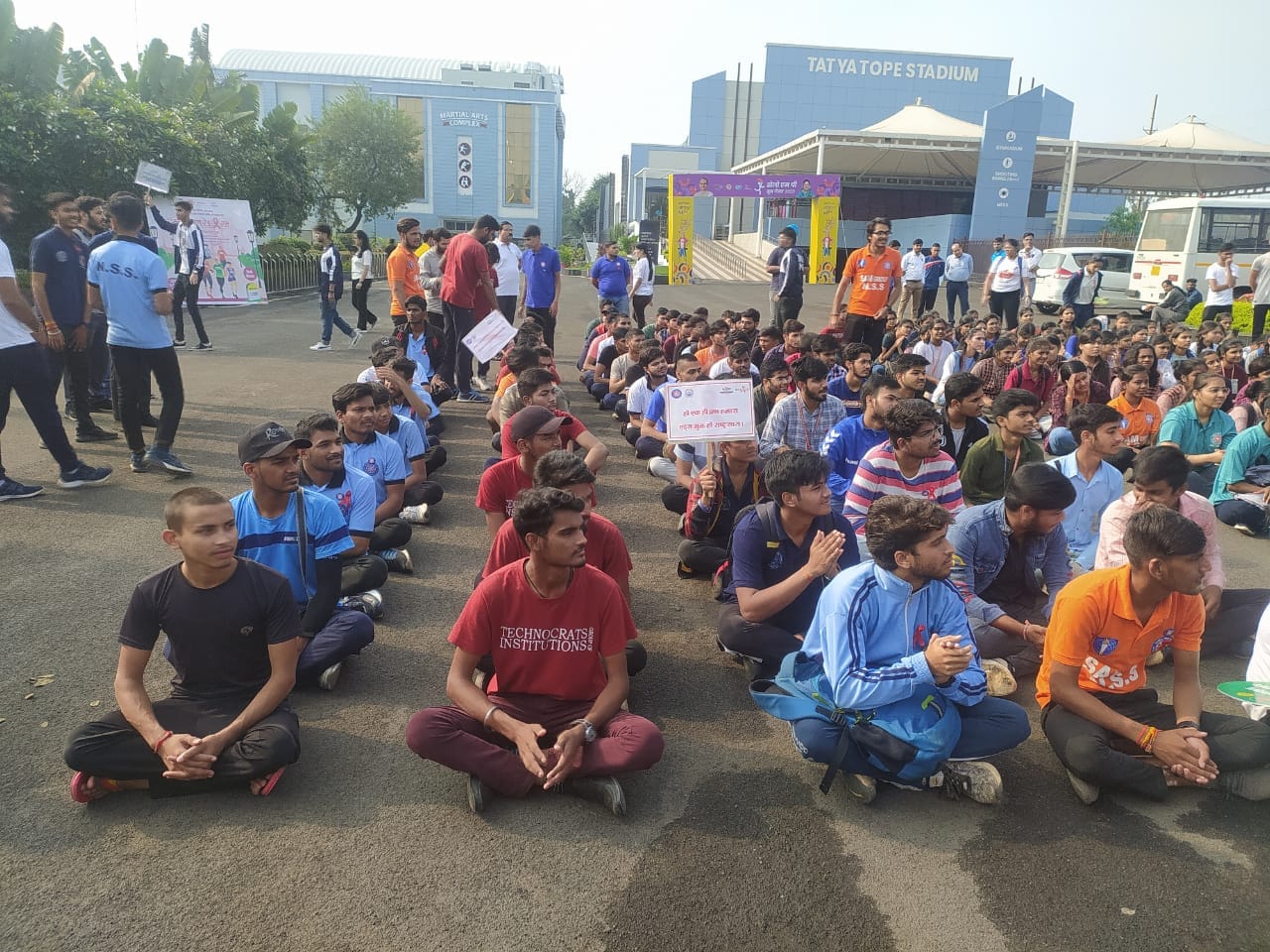 NSS Unit Engages in Marathon and Awareness Program