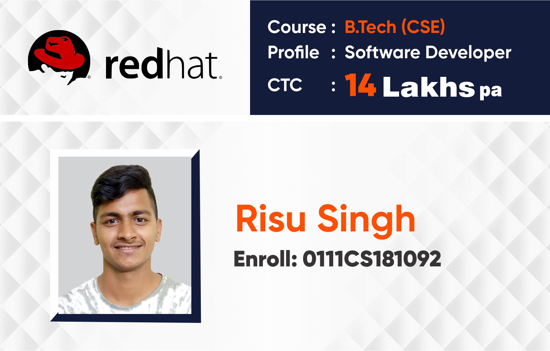 Placed in - redhat- CTC-14 LPA